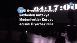 Yedi üyesini depremde kaybeden Antakya Medeniyetler Korosu acısını Diyarbakırlılar’la paylaştı